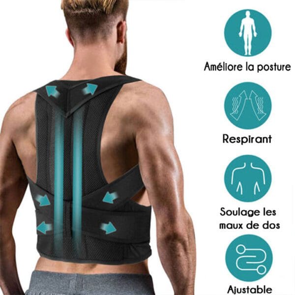 Correcteur de posture "TOTAL MAINTIEN DORSAL®"