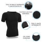 T shirt correcteur de posture gainant BodyBack-T